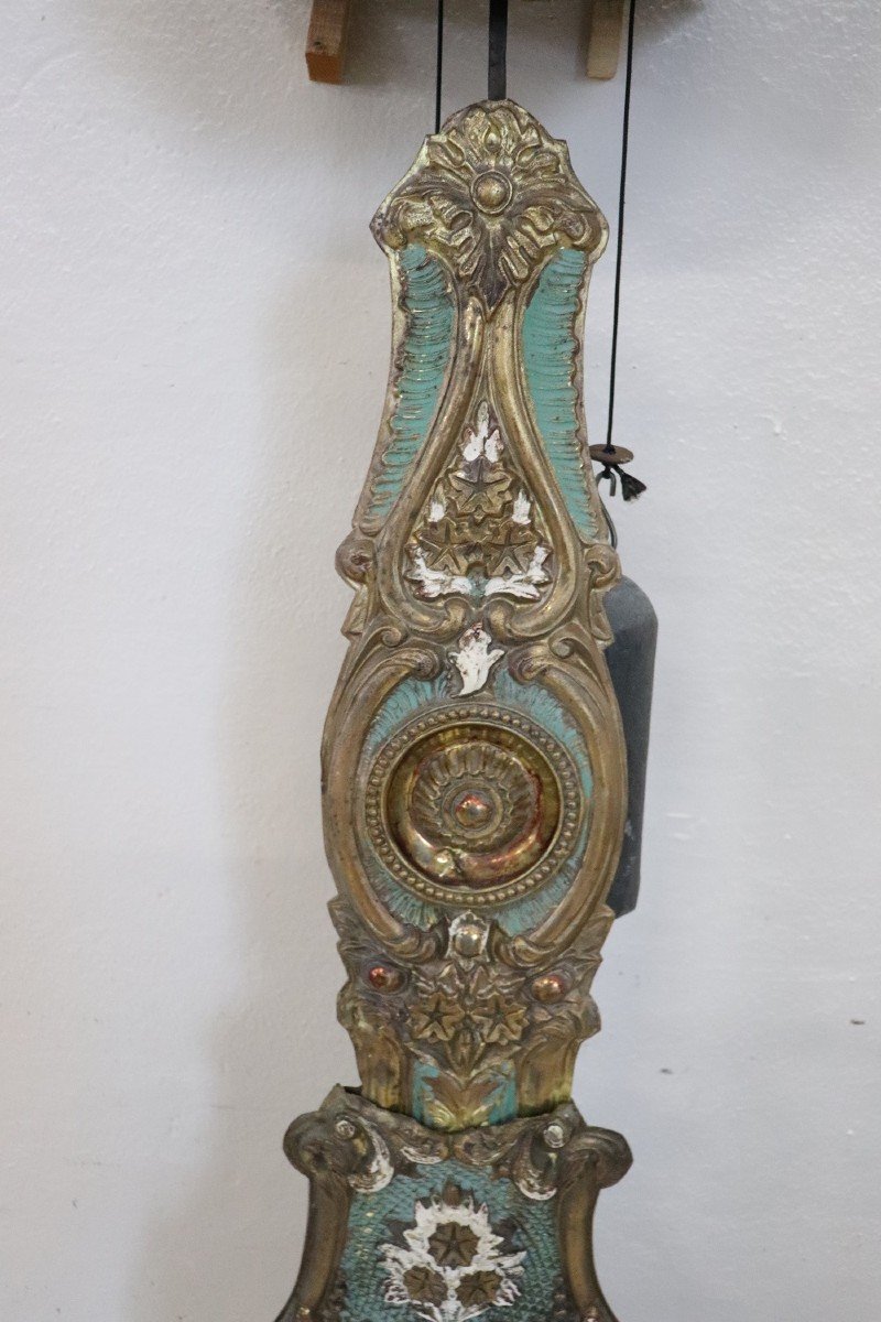 Orologio da parete in bronzo, XIX secolo-photo-3