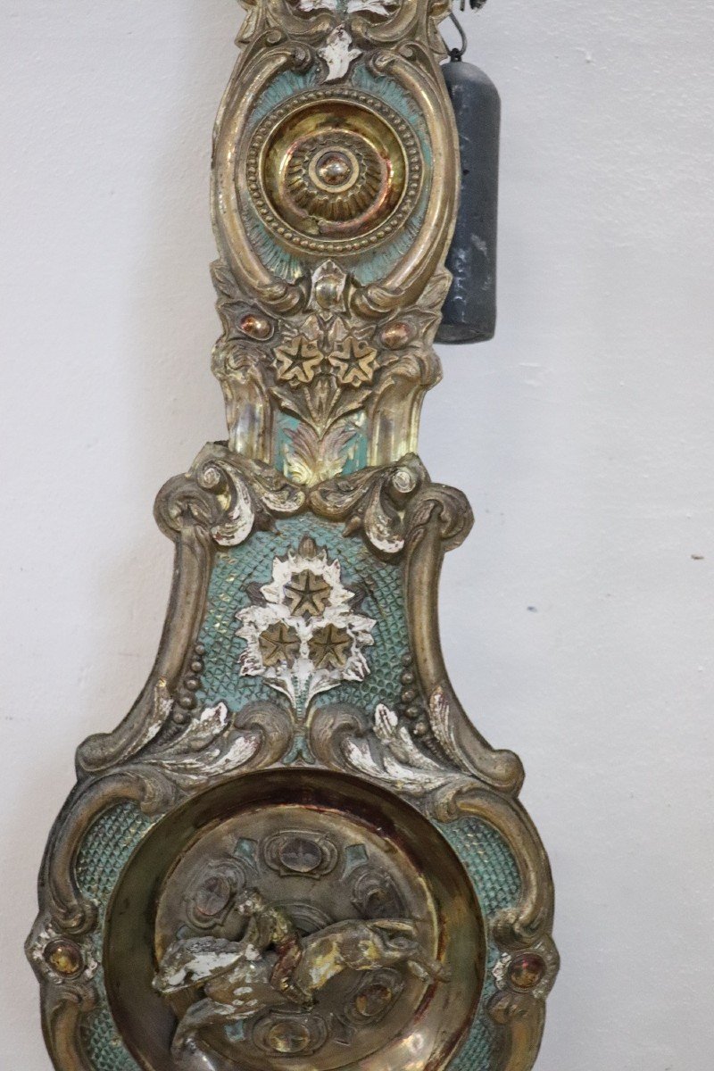 Orologio da parete in bronzo, XIX secolo-photo-4