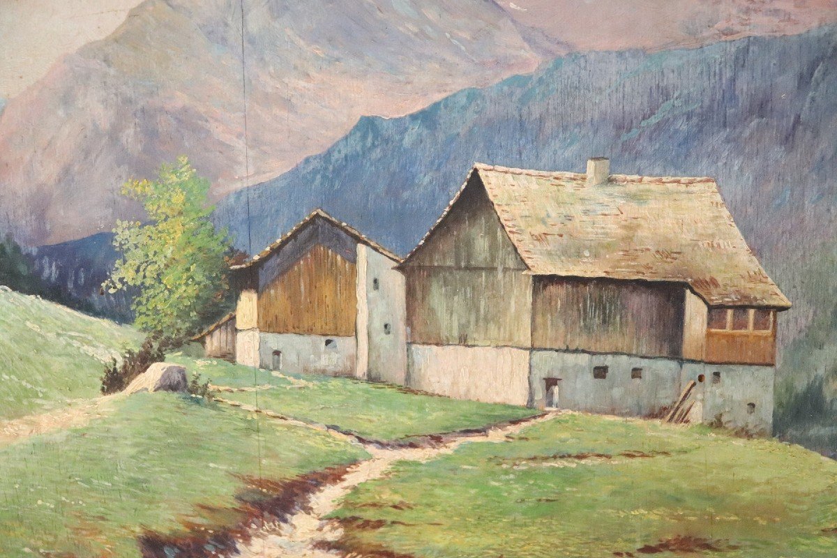 Cino Bozzetti, Italia, 1937, olio su tavola-photo-2