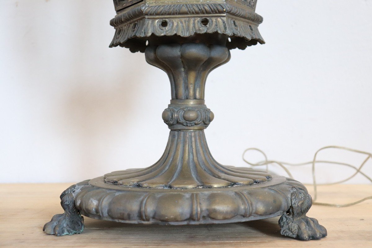Lampade da tavolo in bronzo, set di 2-photo-1
