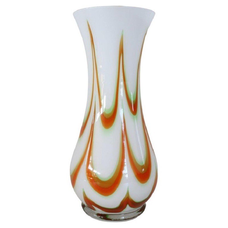 Vaso in vetro artistico di Murano, Italia, anni '60