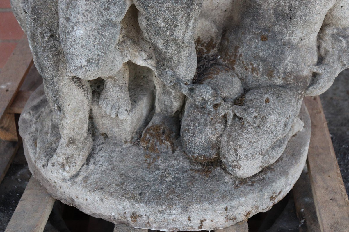 Statua da giardino in pietra-photo-3