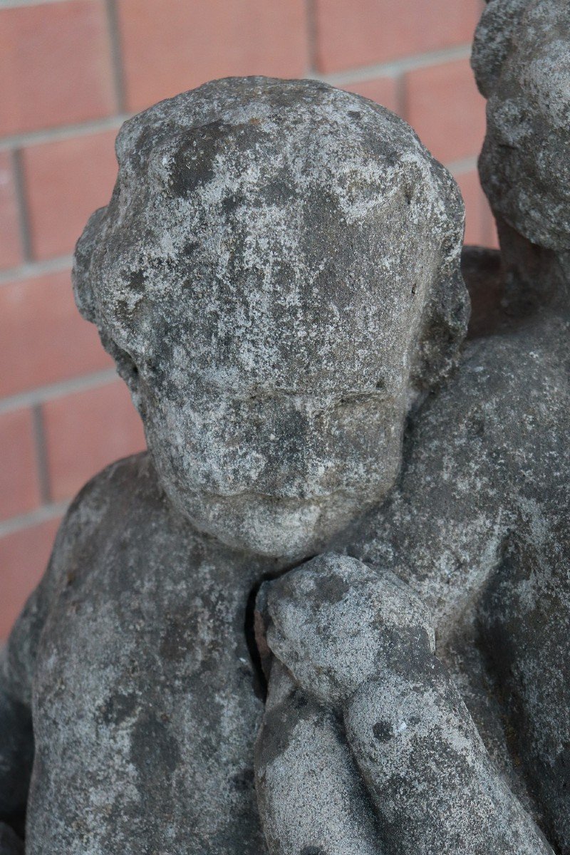Statua da giardino in pietra-photo-7