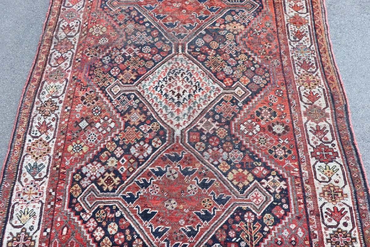 Tappeto Shiraz persiano, Medio Oriente-photo-3