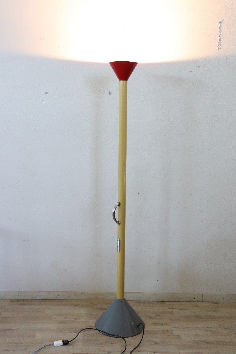 Lampada da terra Callimaco di Sottsass per Artemide, anni '80-photo-2