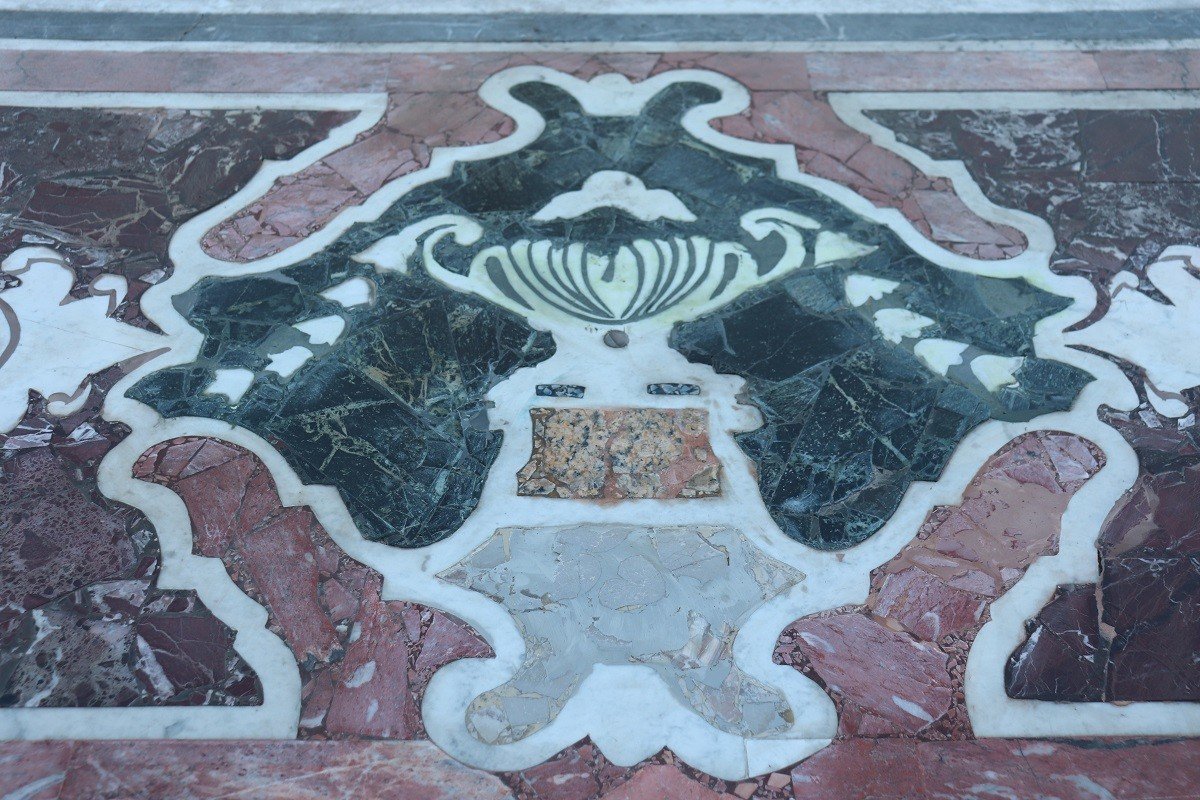 Tavolo da giardino in ferro con piano in marmo, anni '80-photo-4