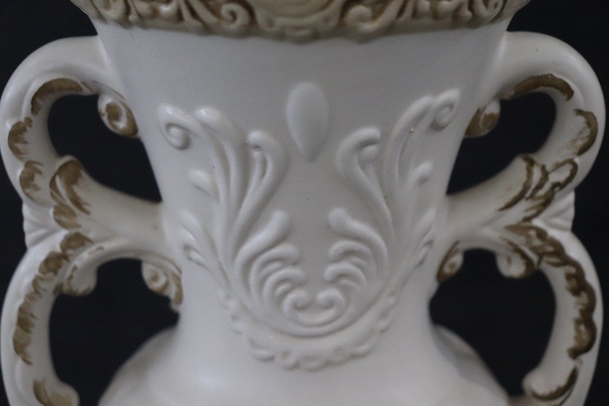 Vaso in porcellana  dipinto a mano di Capodimonte-photo-5
