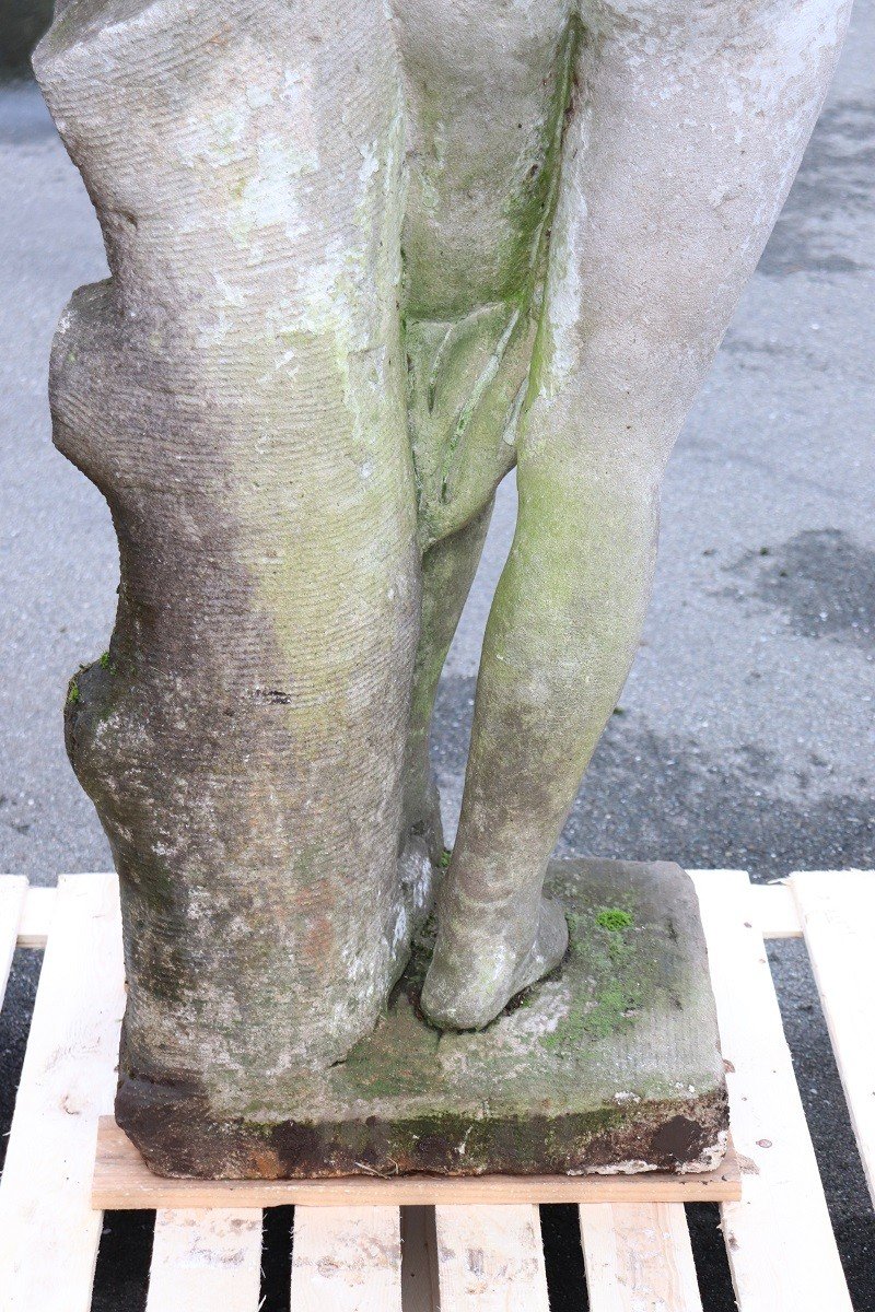 Leda e il cigno, statua da giardino H 160 cm-photo-3