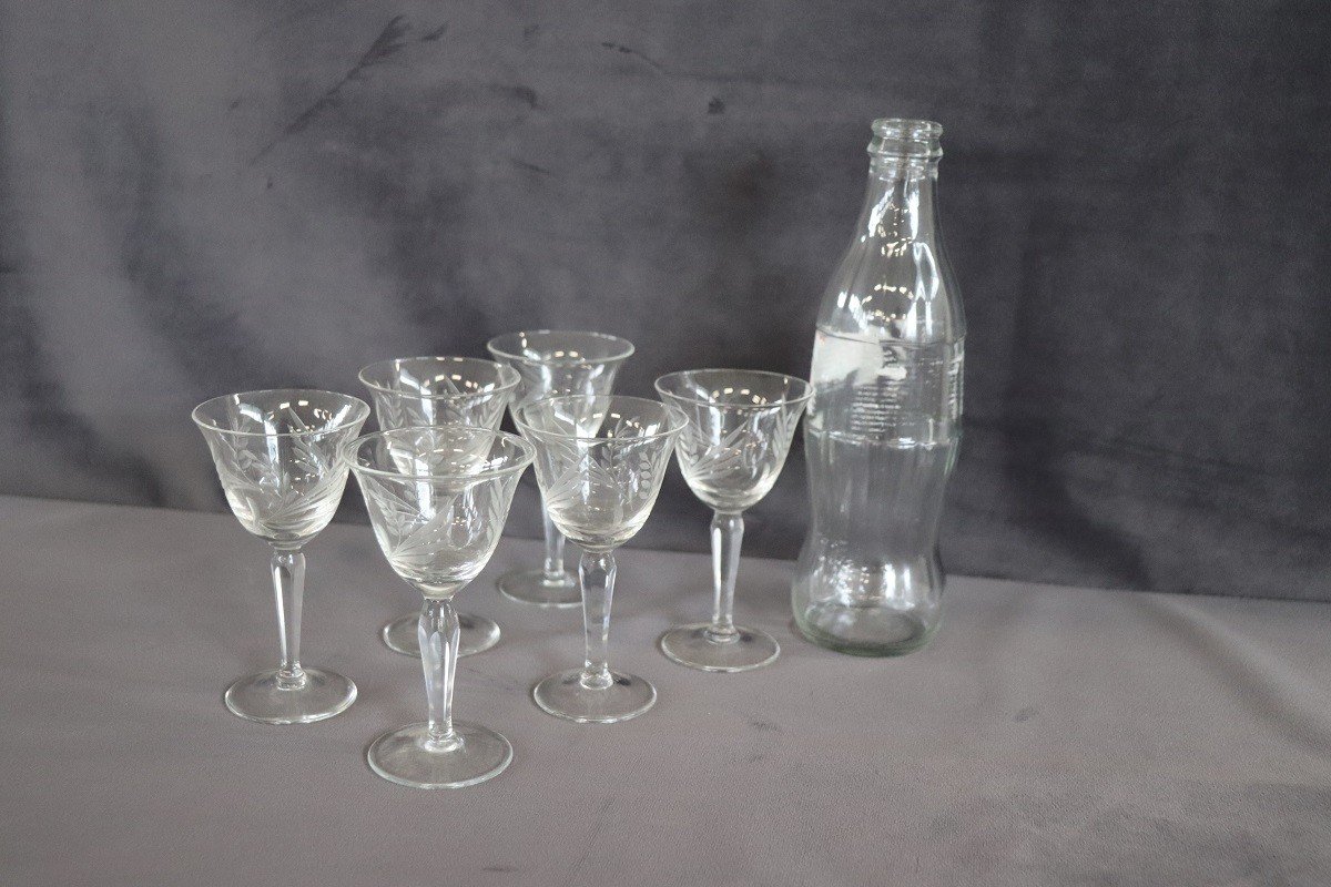 Set di sei bicchieri in cristallo da liquore/amaro-photo-1