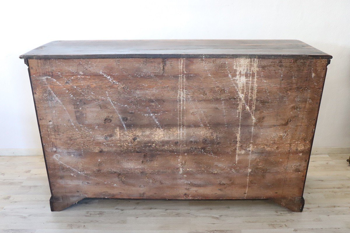 Credenza antica in noce, fine XVII secolo-photo-7