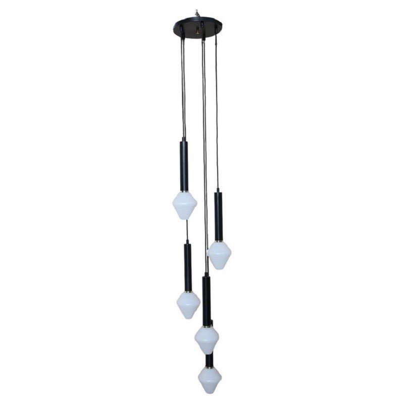 Lampadario a cascata a 5 livelli, anni '60