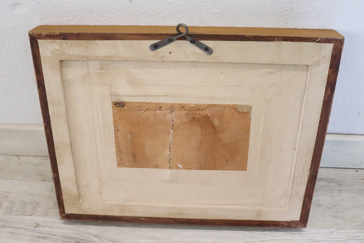 Paesaggio, Olio su tavola, firmato e datato 1933-photo-6