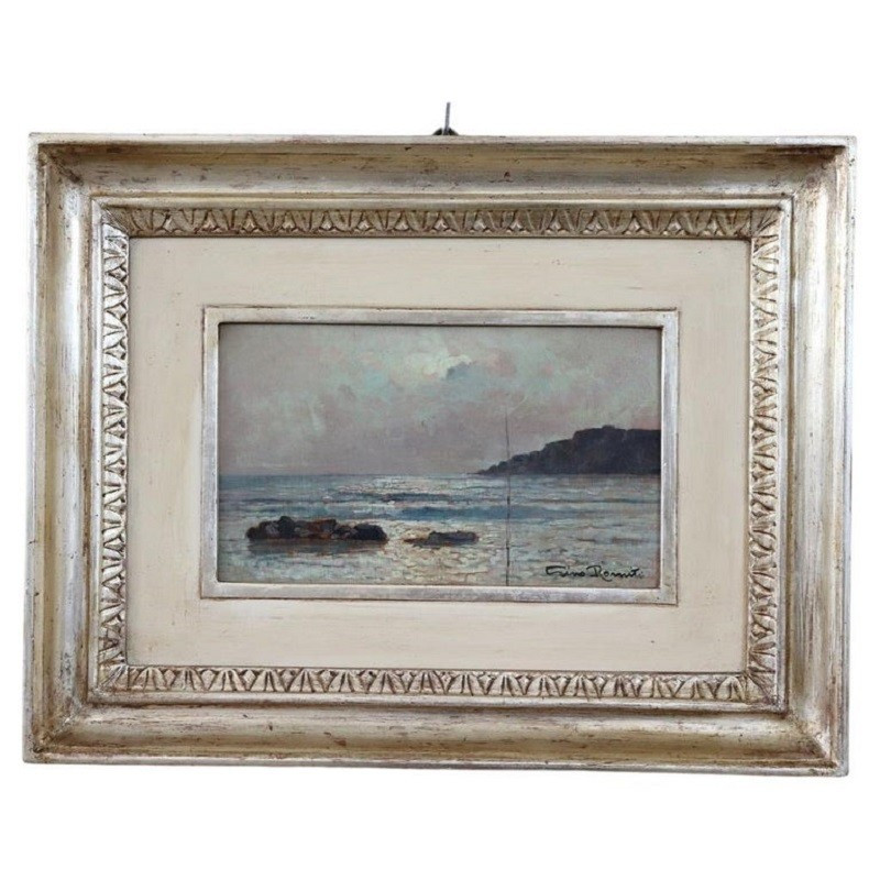 Paesaggio, Olio su tavola, firmato e datato 1933