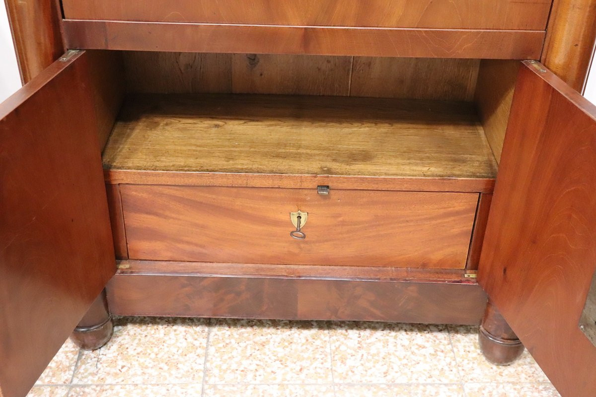 secretaire antico in mogano secolo XIX-photo-1