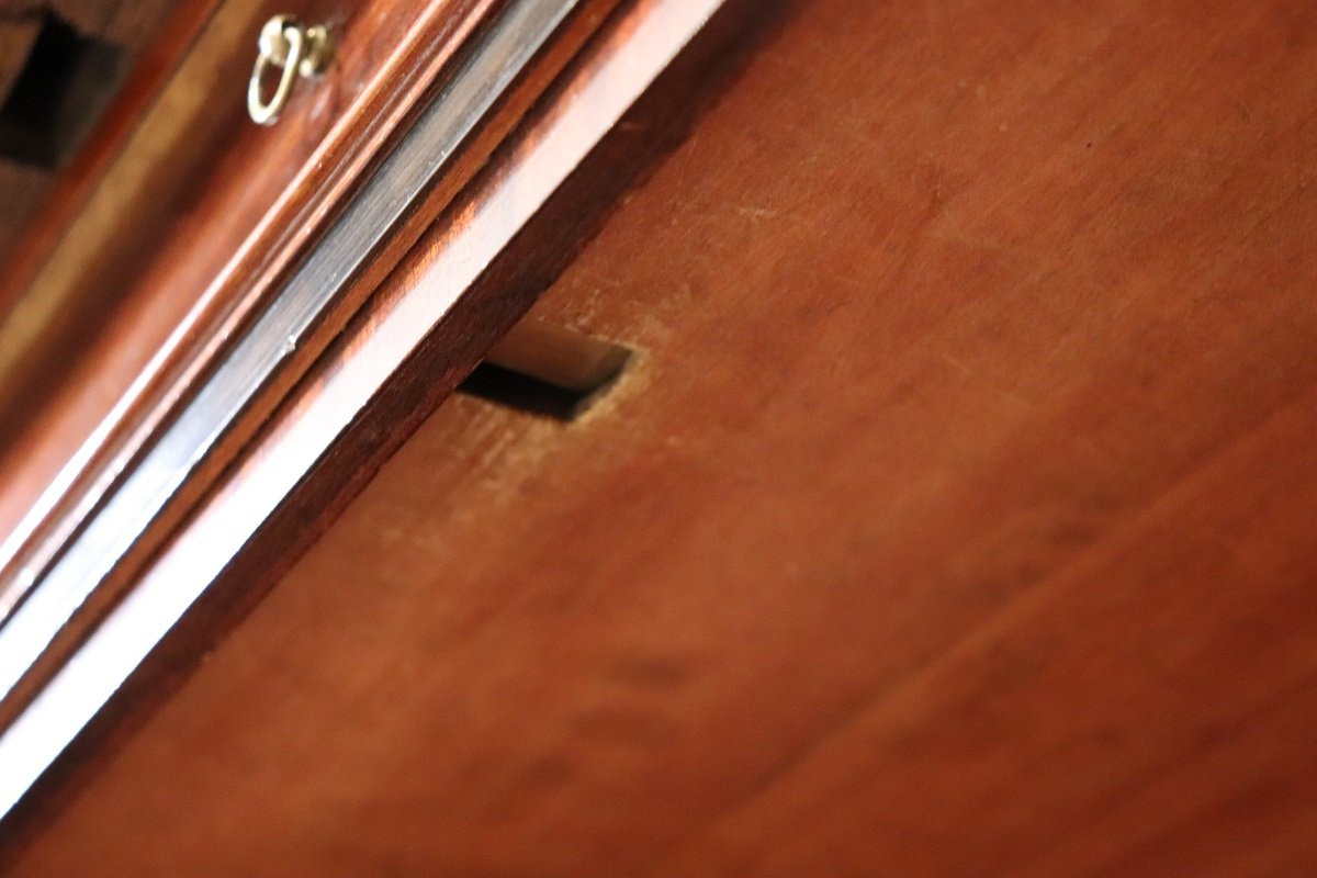 secretaire antico in mogano secolo XIX-photo-6
