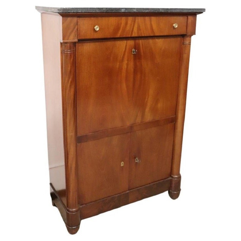 secretaire antico in mogano secolo XIX