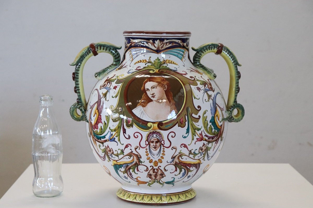 Vaso in ceramica, Faenza Italia anni 1950-photo-2