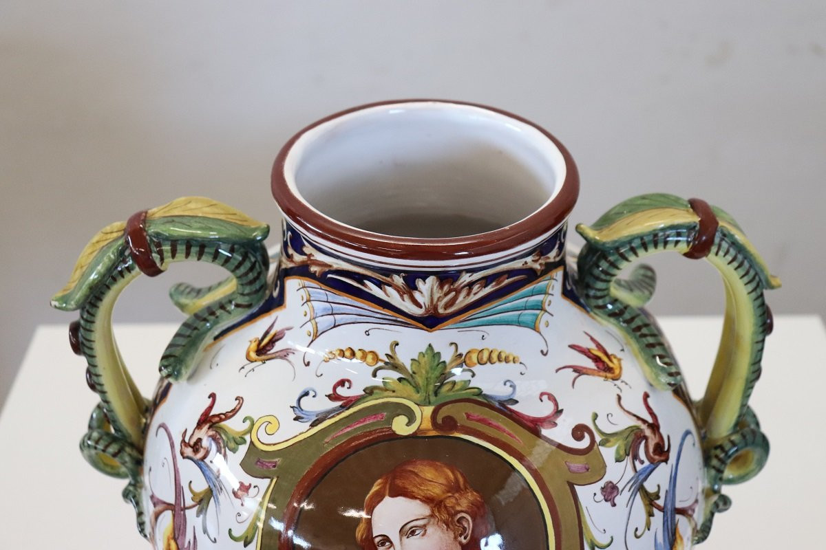 Vaso in ceramica, Faenza Italia anni 1950-photo-3