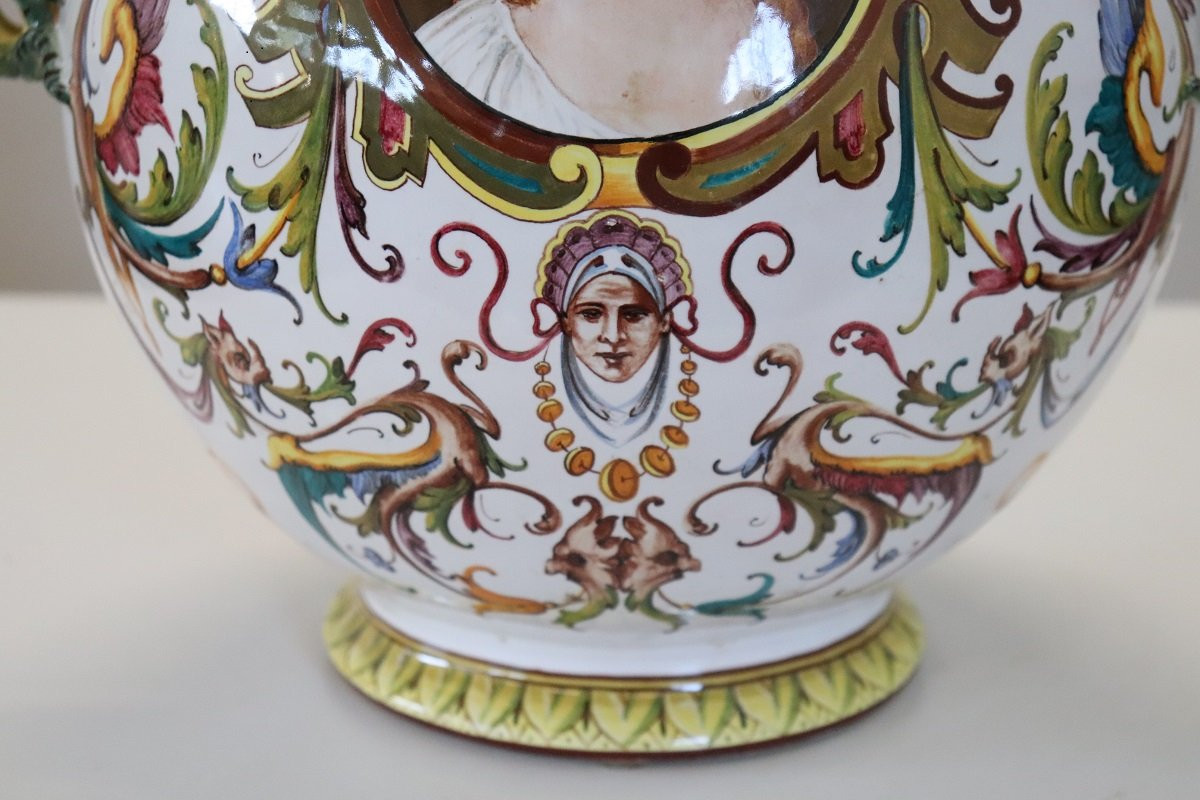 Vaso in ceramica, Faenza Italia anni 1950-photo-4