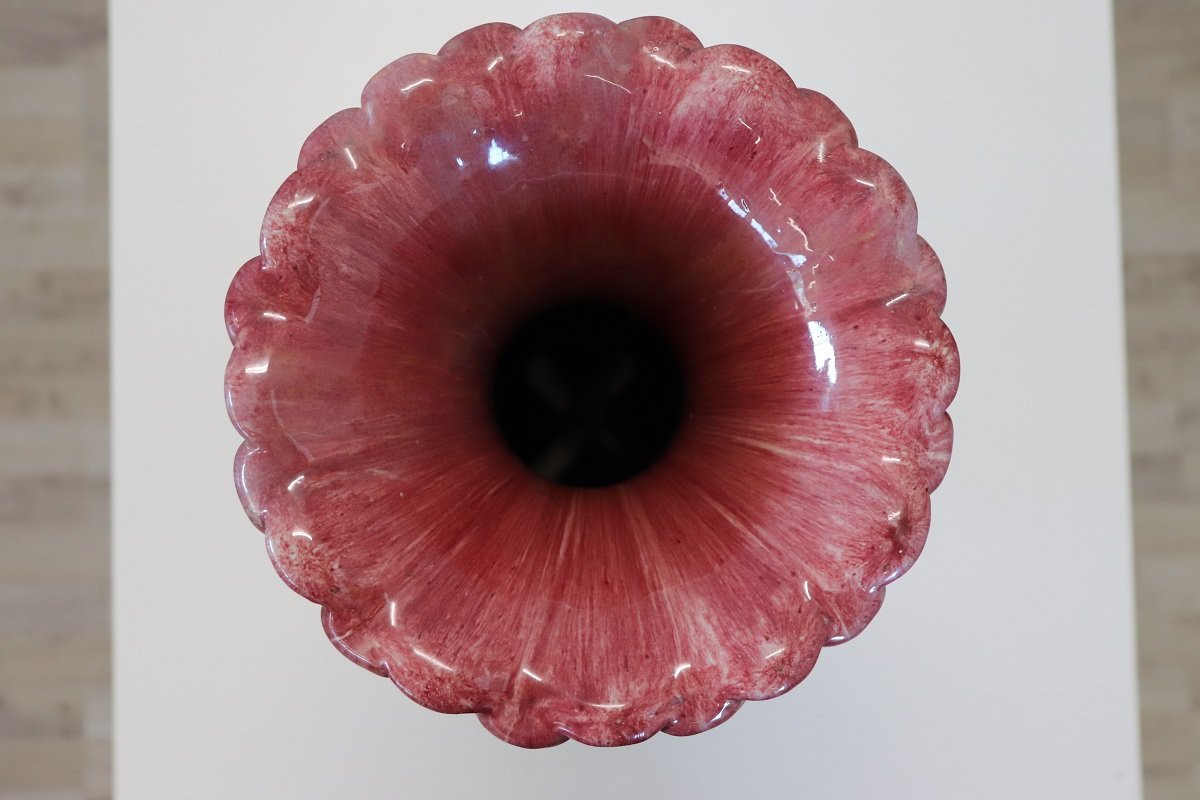 Vaso antico in ceramica e bronzo-photo-7