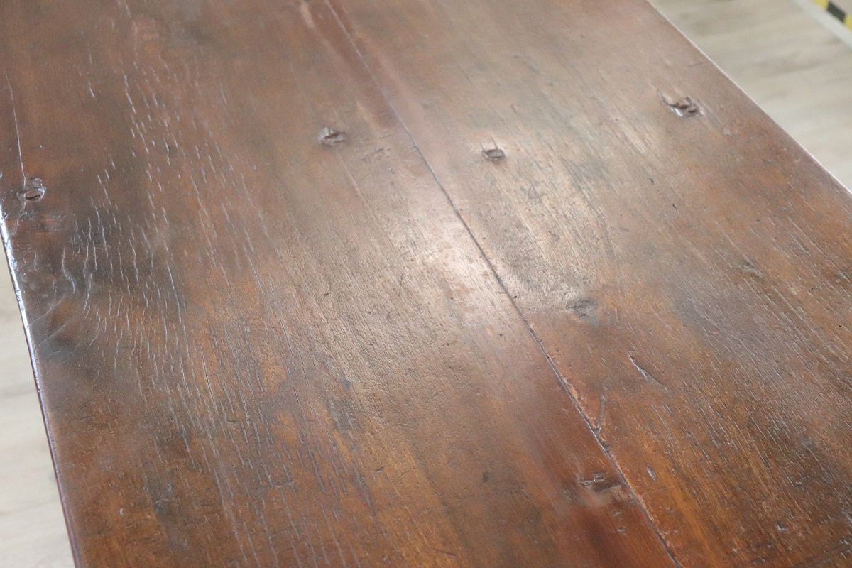 Maestoso tavolo fratino antico in rovere-photo-7