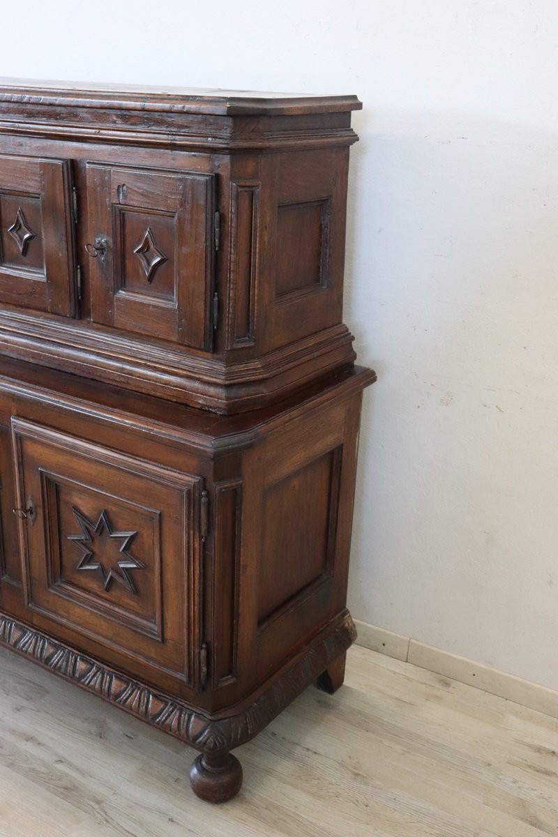 Antica credenza secolo XVII-photo-3