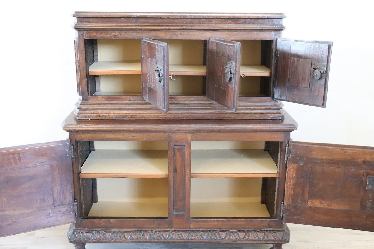 Antica credenza secolo XVII-photo-5