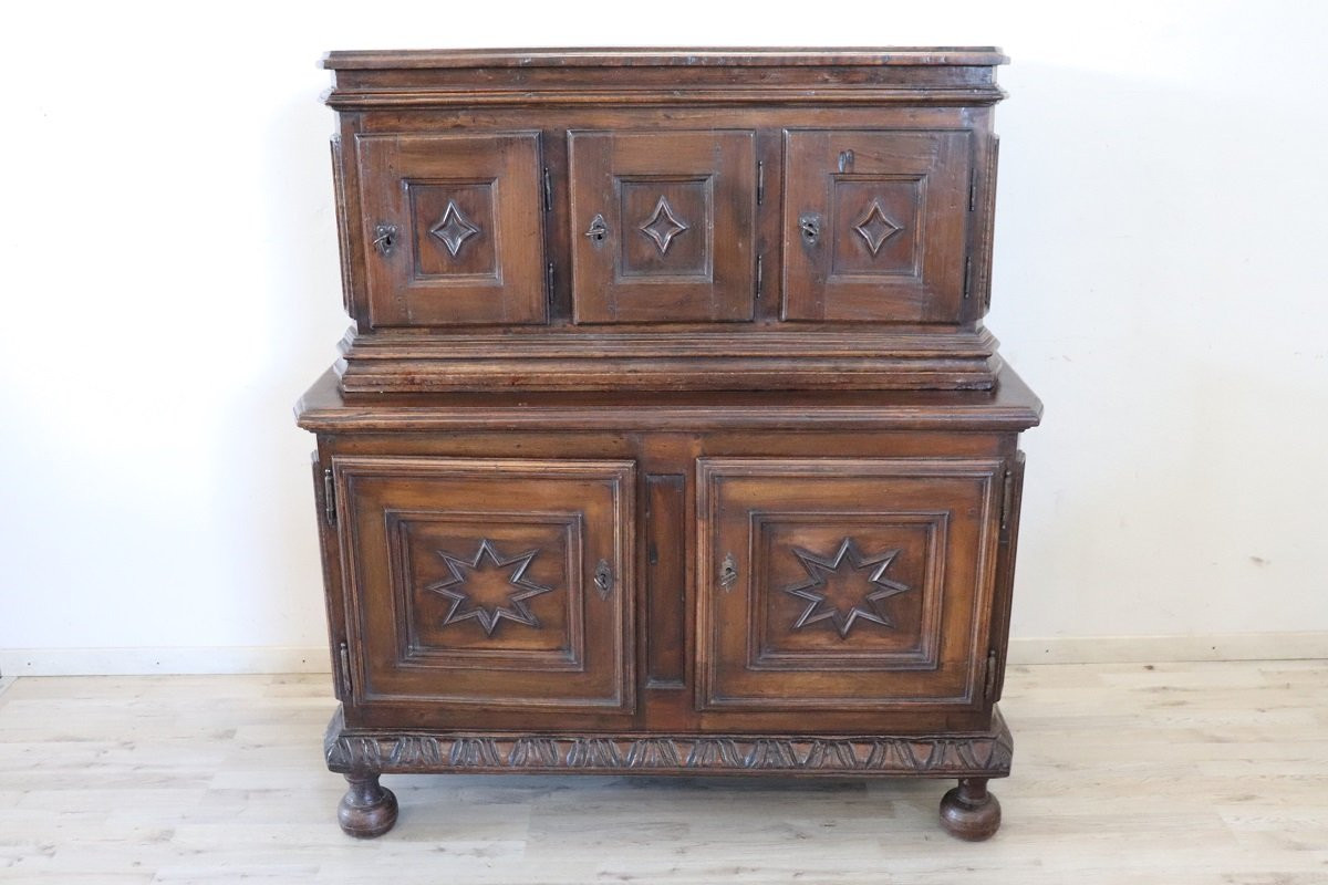 Antica credenza secolo XVII-photo-8