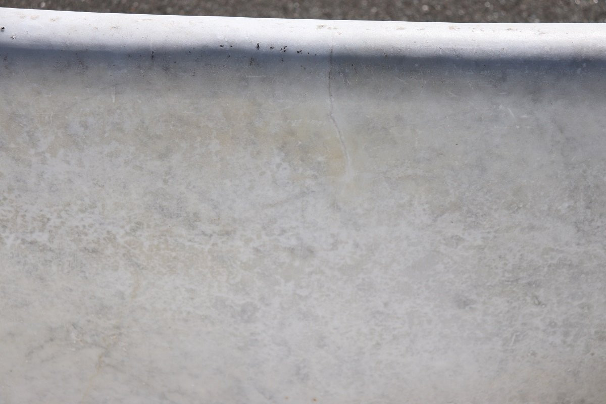 Antica vasca in marmo di Carrara, inizi secolo XIX-photo-8