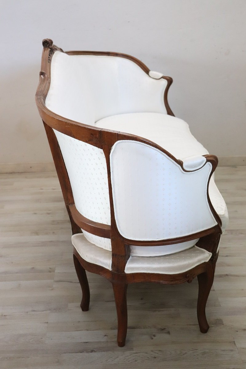 Antico divano fine secolo XIX-photo-3