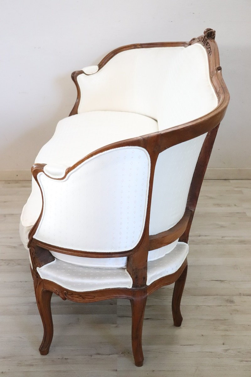 Antico divano fine secolo XIX-photo-1