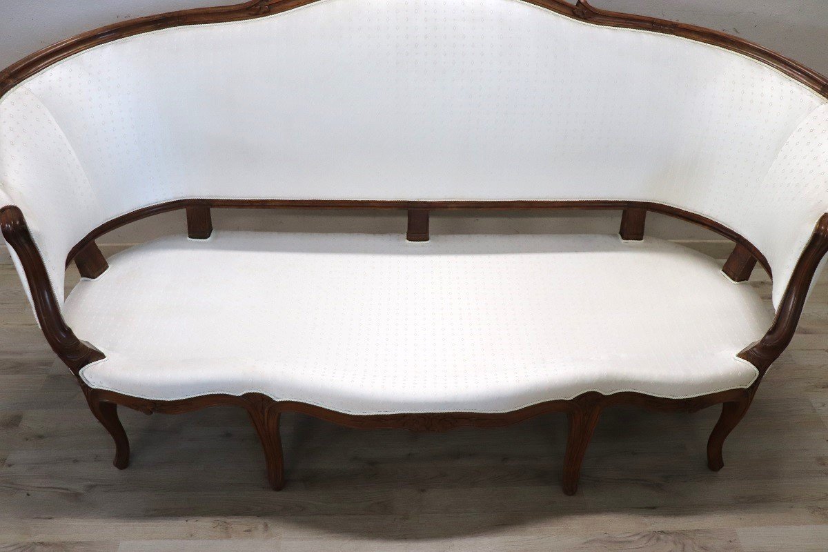 Antico divano fine secolo XIX-photo-6