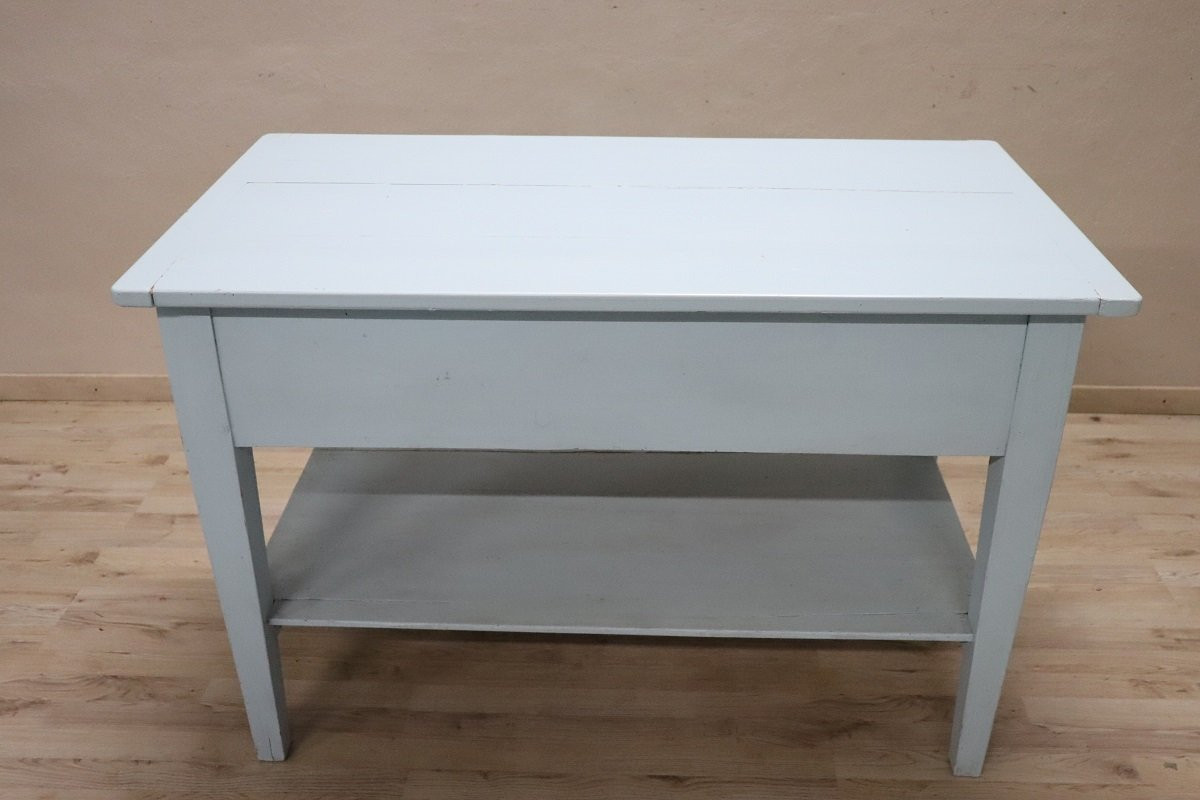 Tavolo da cucina o lavoro fine secolo XIX-photo-2