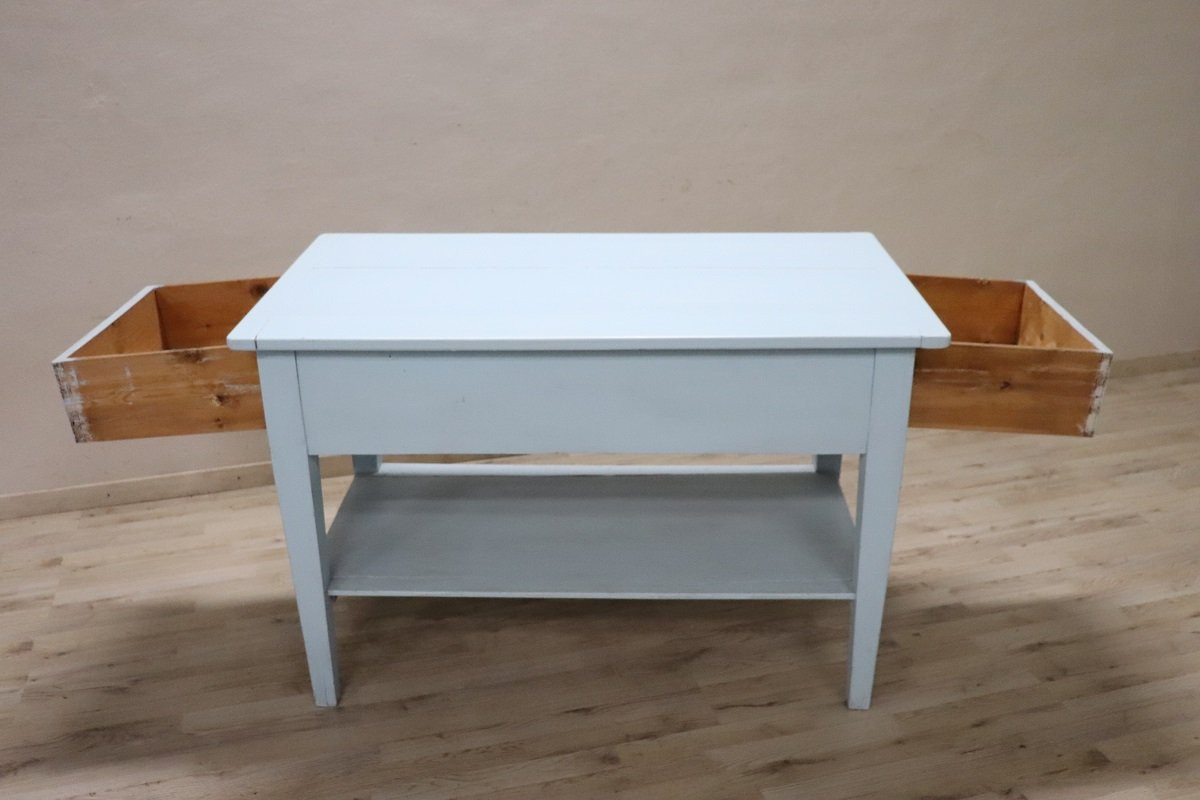 Tavolo da cucina o lavoro fine secolo XIX-photo-1