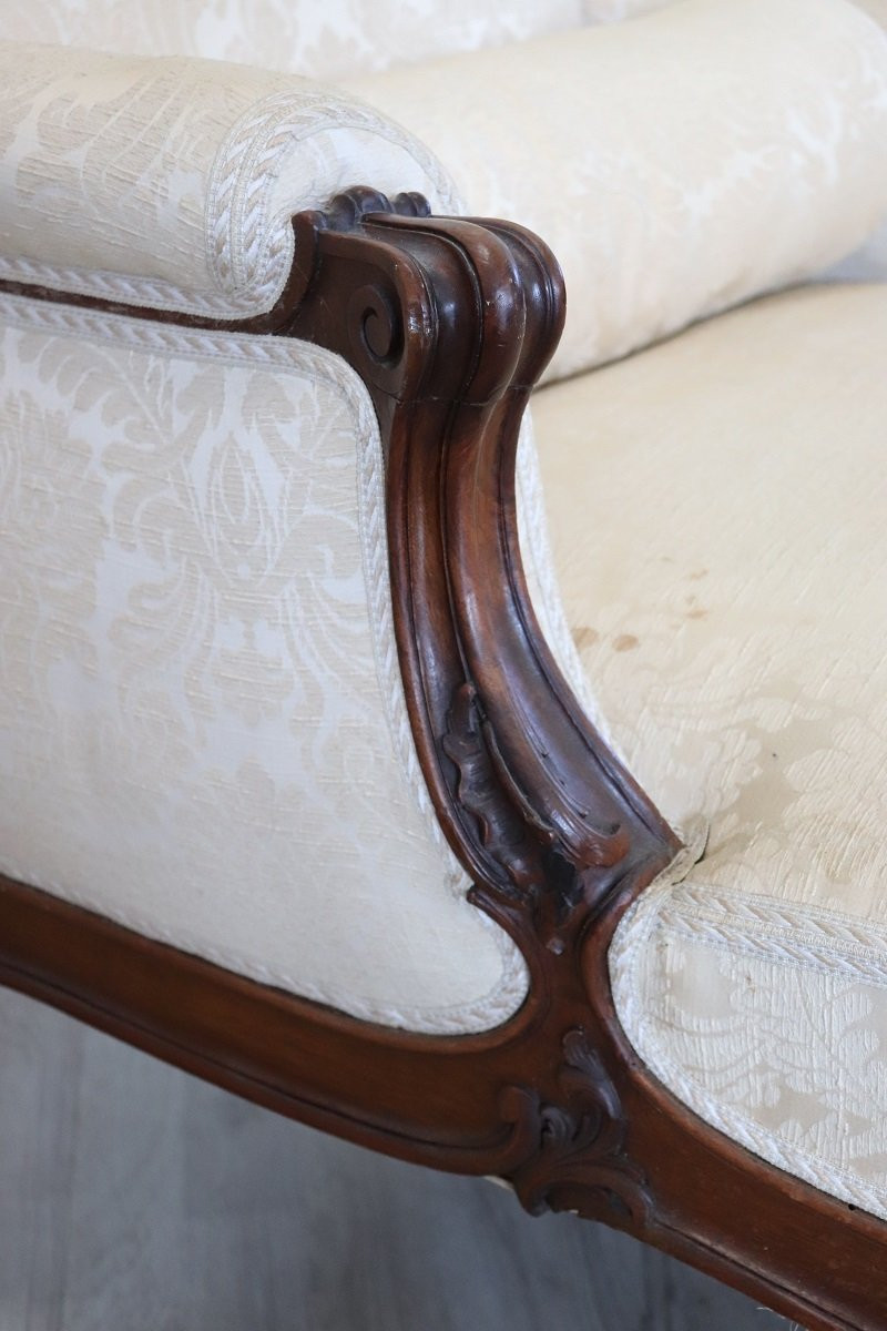 Chaise Longue antica, Italia, fine XIX secolo-photo-4