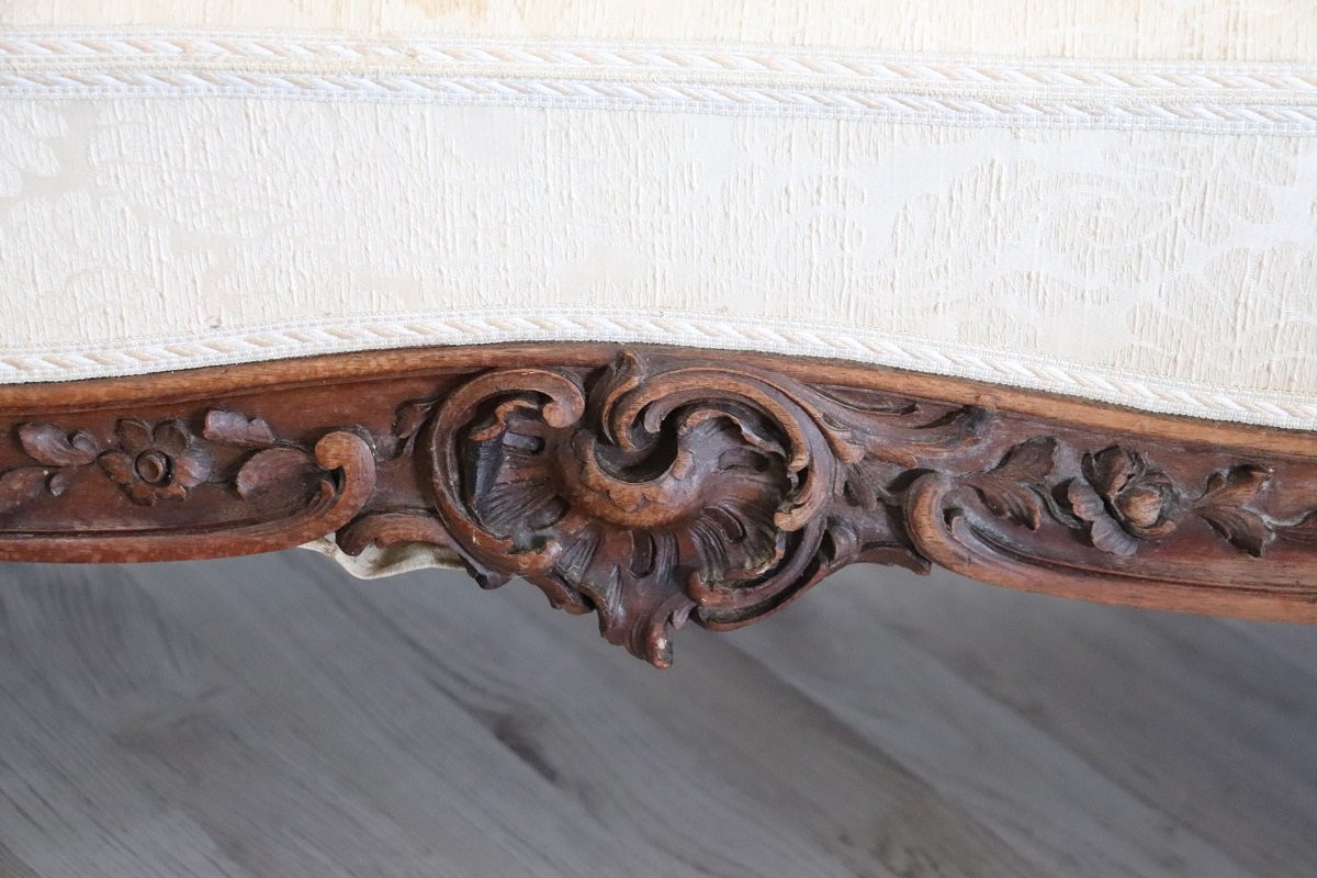 Chaise Longue antica, Italia, fine XIX secolo-photo-2