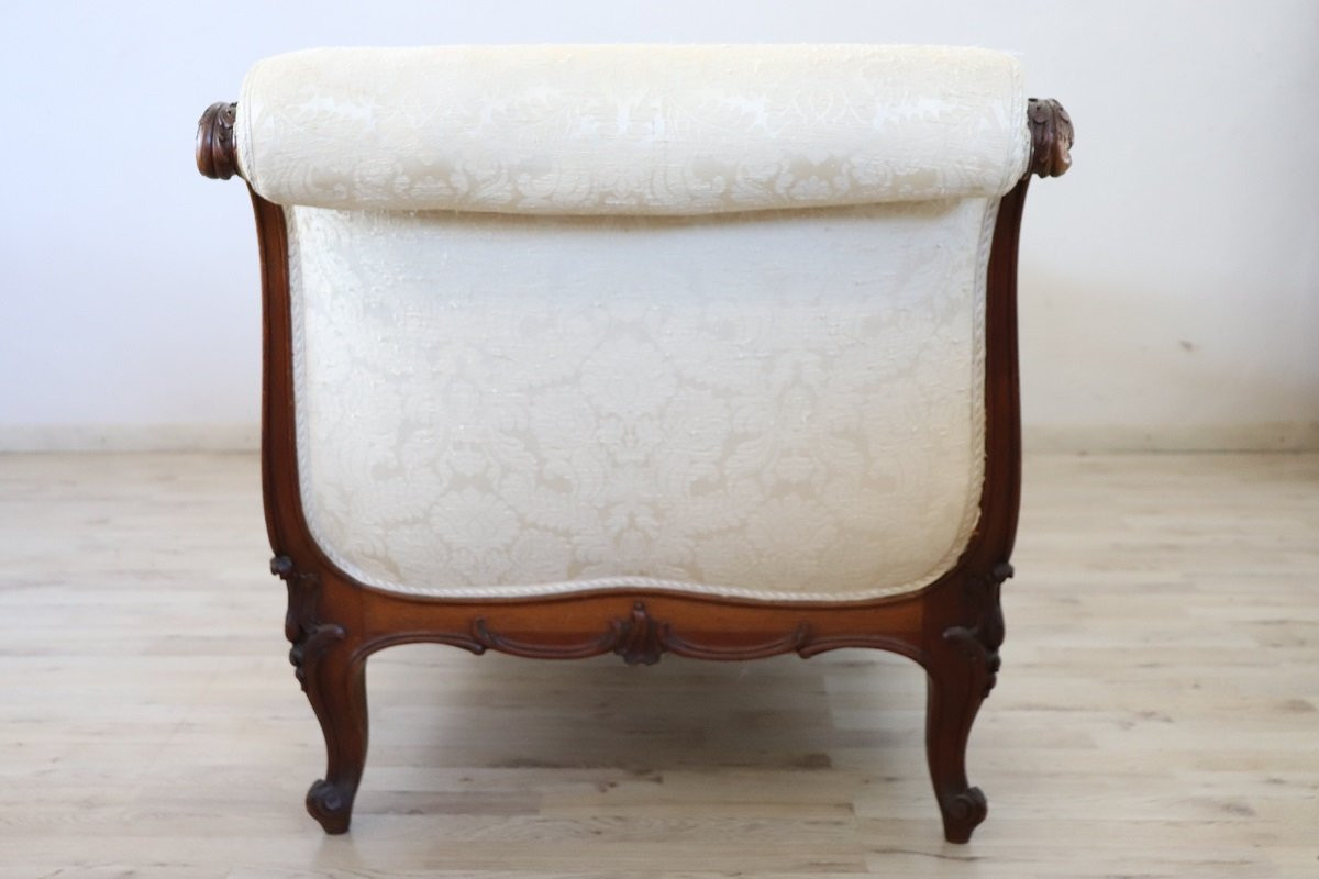 Chaise Longue antica, Italia, fine XIX secolo-photo-4