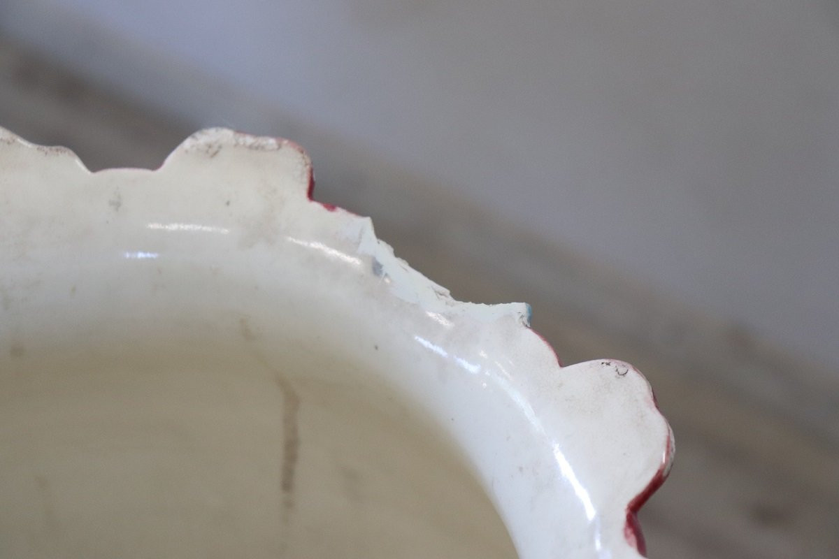 Vaso in ceramica Art Nouevau con colonna-photo-3