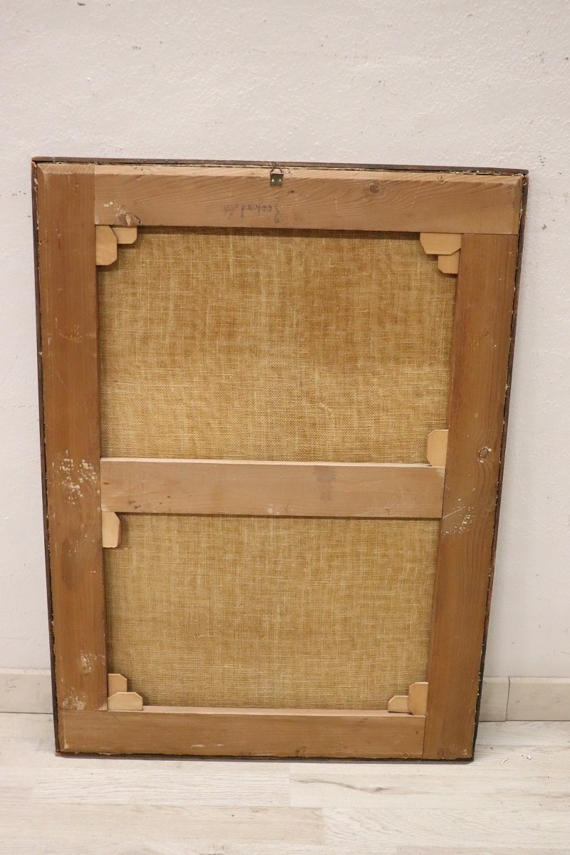 Sacra Famiglia, dipinto a olio su tela, scuola italiana del XVIII secolo-photo-4