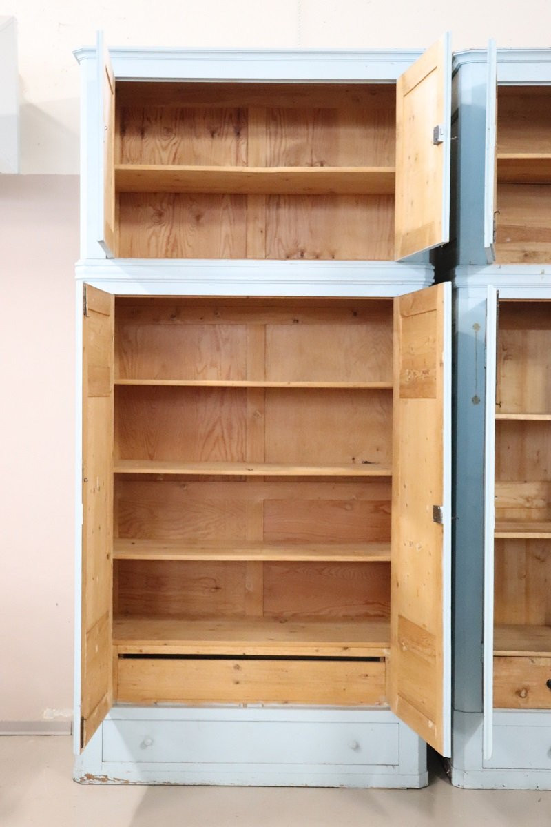 Coppia di rari e maestosi armadi antichi, '800-photo-4