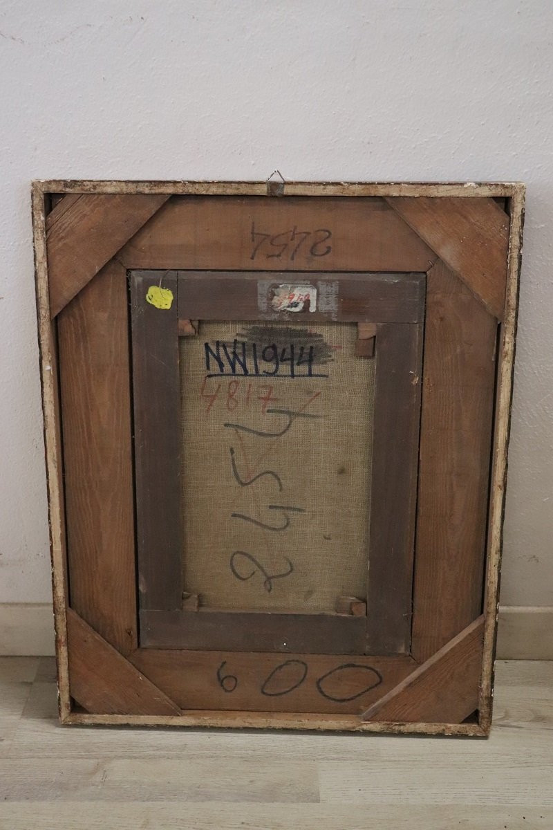 Ritratto di giovane donna rinascimentale, olio su tela, Italia, inizio XVIII secolo-photo-6