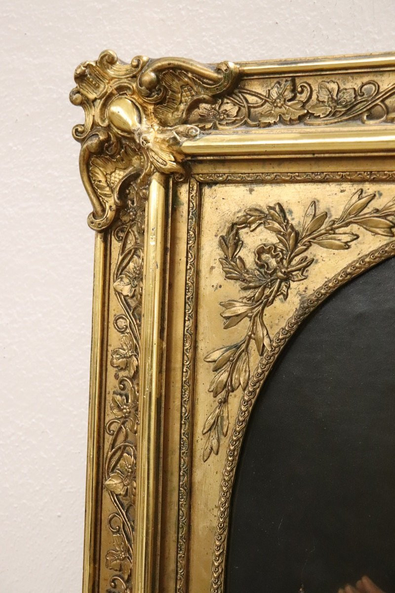 Dipinto ad olio su tela, Maria Maddalena in preghiera, XIX secolo-photo-5