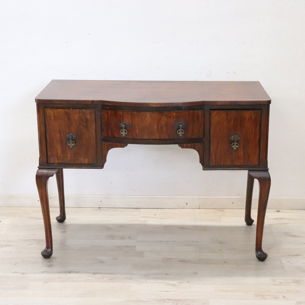 Scrivania in noce impiallacciato, inizio XX secolo-photo-7
