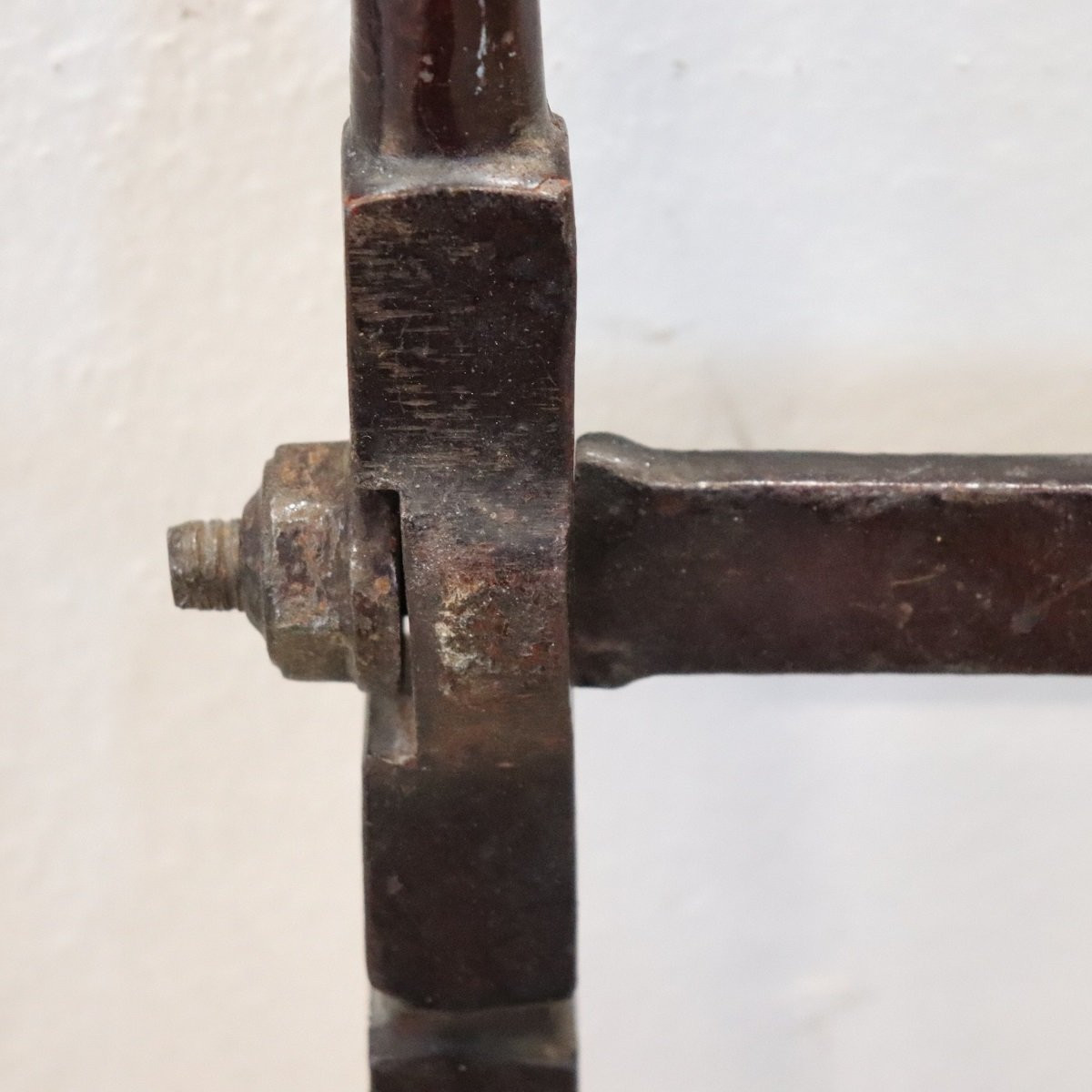 Coppia di testiere da letto antiche in ferro battuto, Italia, inizio XIX secolo-photo-2