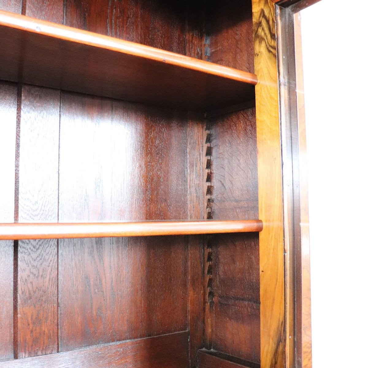 Credenza antica in radica di noce, Italia, metà del XIX secolo-photo-5