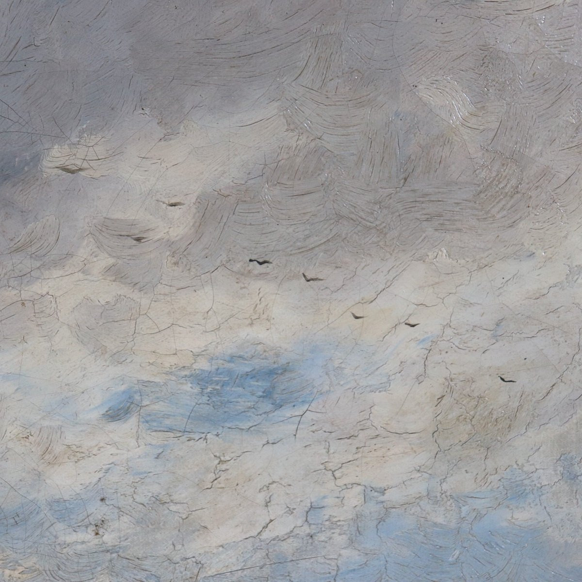 Dipinto ad olio su tela, Paesaggio fluviale, firmato J Paulman, fine XIX secolo-photo-6