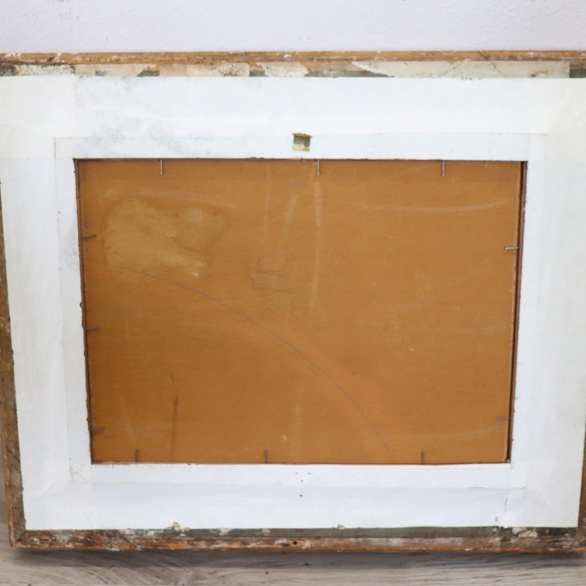 Ragazza sdraiata, dipinto olio su tavola firmato A. villa, Italia fine XIX secolo-photo-8