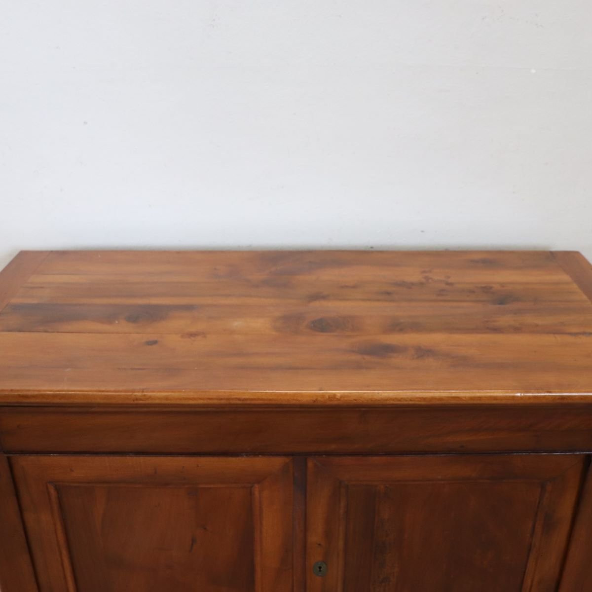 Credenza antica in legno massello di noce, Italia, XIX secolo-photo-4