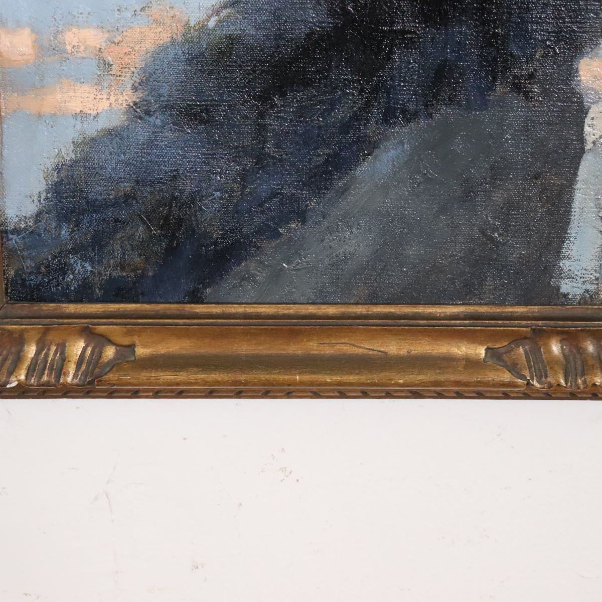 Giovane donna con cappello, olio su tela, Giovanni Beltrami fine XIX secolo-photo-6