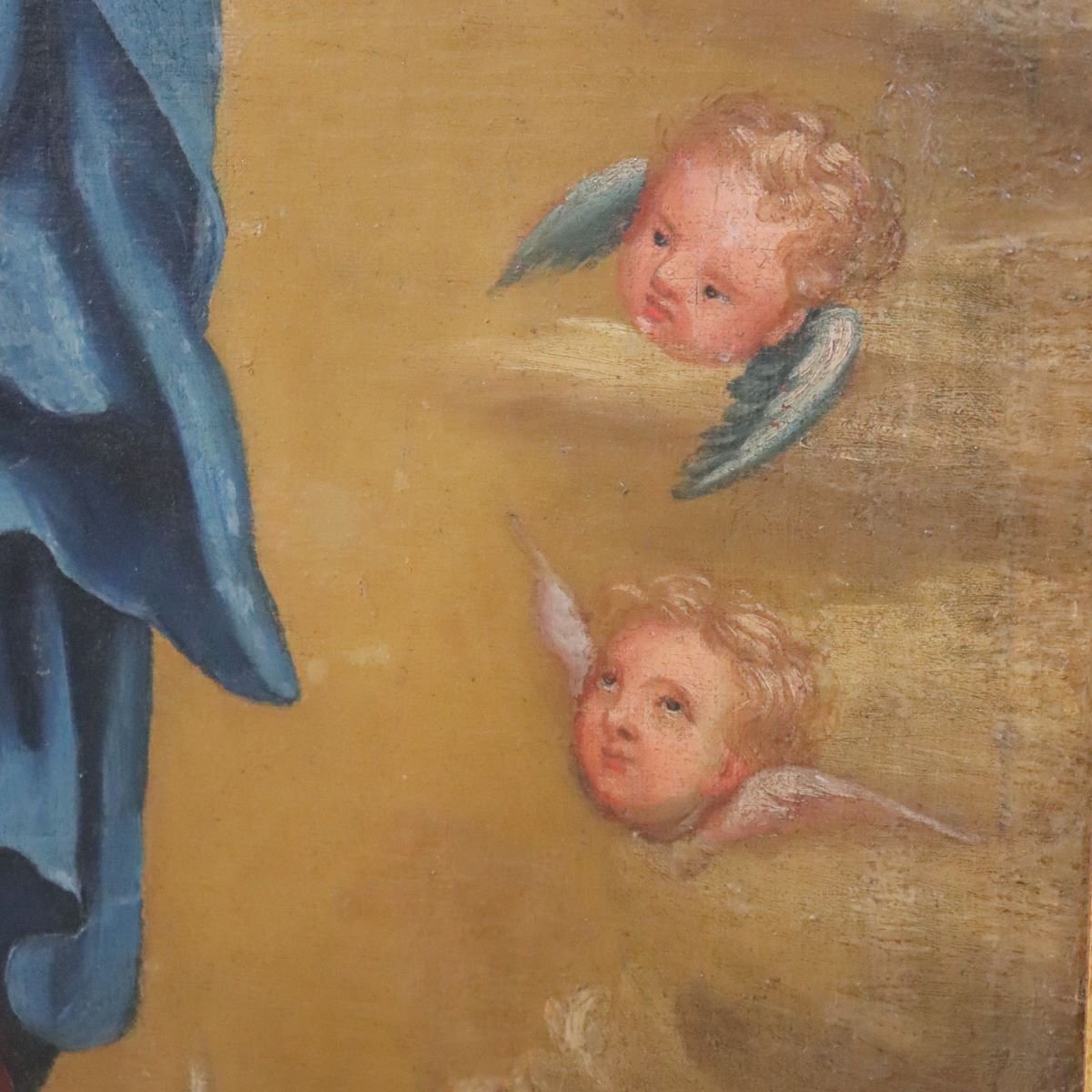 Dipinto olio su tela, Immacolata Concezione, Italia, XVIII secolo-photo-7